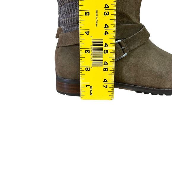 OLUKAI Pa’ia Boots Women's Size 9 EU 39 Green Textile Suede Mid Calf Harness - Picture 6 of 16